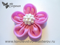 Цветок из ткани