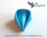 Канзаши: круглый лепесток. Вариант 2