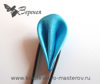 Канзаши: круглый лепесток. Вариант 3