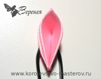 Канзаши: острый лепесток