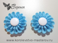Цветок из тесьмы "вьюнчик"