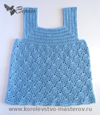 Летняя маечка крючком для девочки