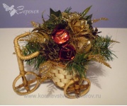 Флористические композиции. Букет из конфет.