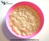 Овсяная каша на воде.