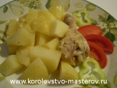 Курица с картошкой